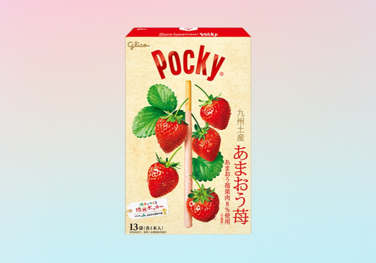 GLICO Giant Pocky Amaou Strawberry