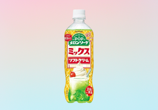 Suntory Pop Melon Soda Mixed Soft Serve 600ML