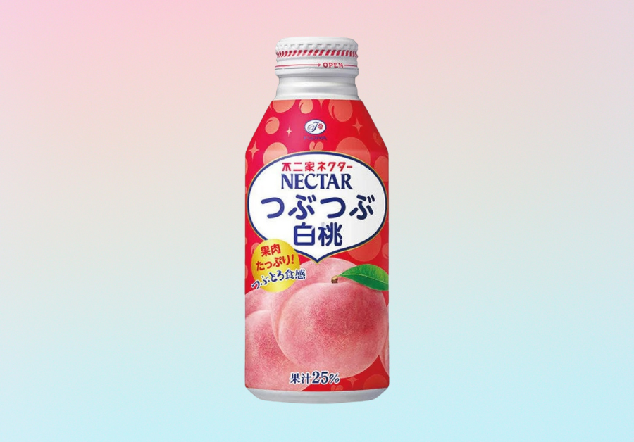 Fujiya Nectar Crunchy White Peach Bottle 380ML