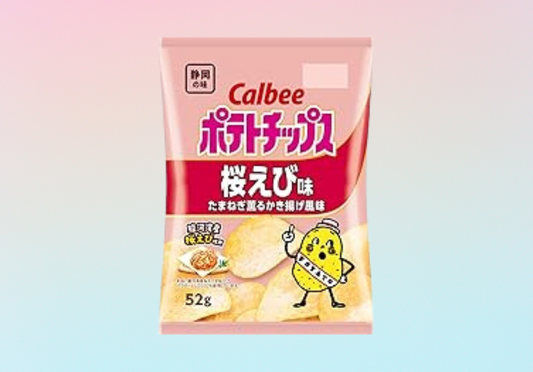 Calbee Sakura Shrimp Onion Kakiage Potato Chips