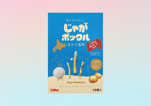 Calbee Hokkaido Jaga Pokkuru Salted Scallop Flavour