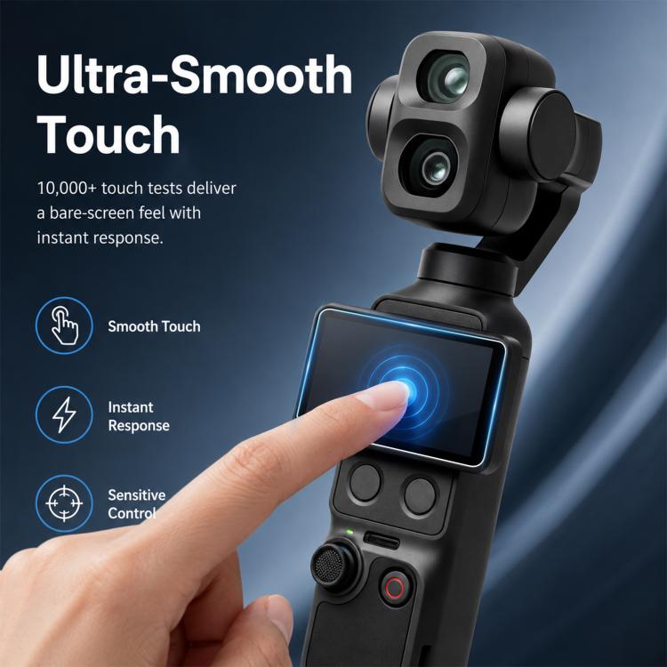 DJI Osmo Pocket 4P lens and screen protector by Okashiya, photo 5 of 9
